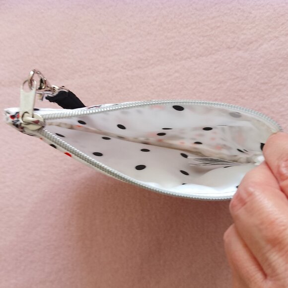 Minnie Mouse Disneyland Parks Coin Purse/Makeup Bag with Wristlet Handle - Picture 5 of 5